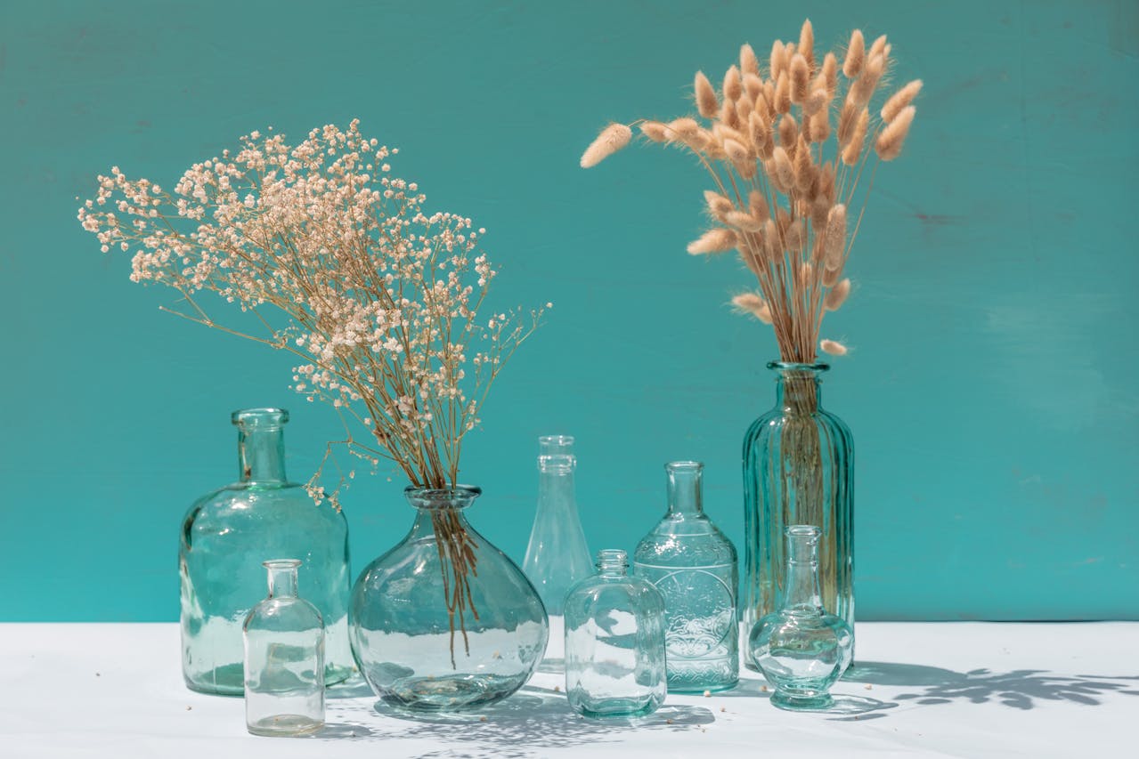 Bannière Vase verre