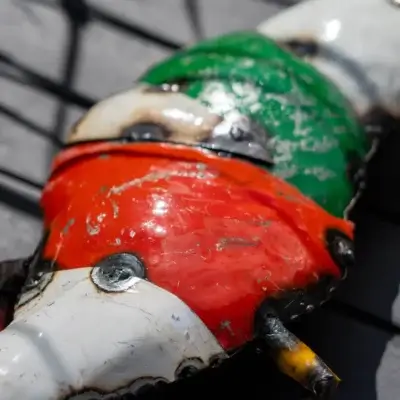 Gecko - Sculpture en métal recyclé animaux - 2