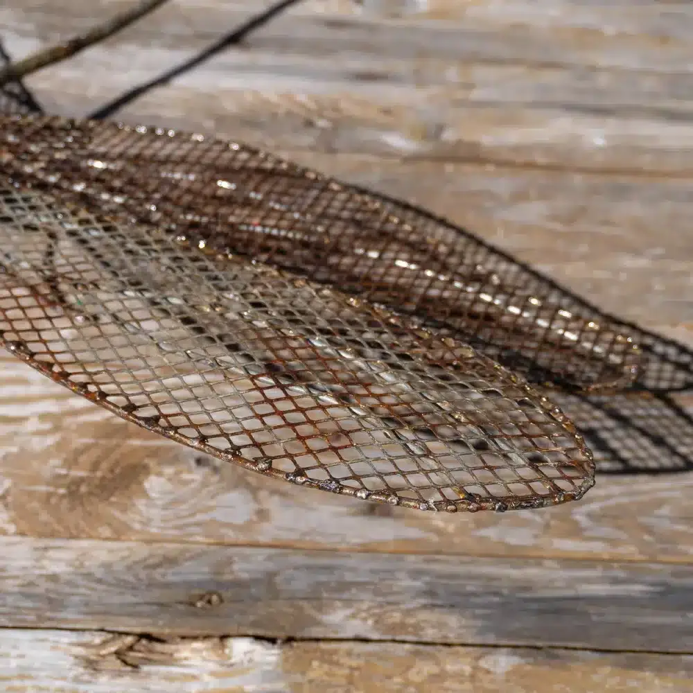 Libellule - Sculpture mural en métal recyclé & récup - 4