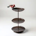 Mangeoire à oiseaux triple robin