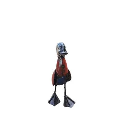 Petite sculpture Canard coloré - 2