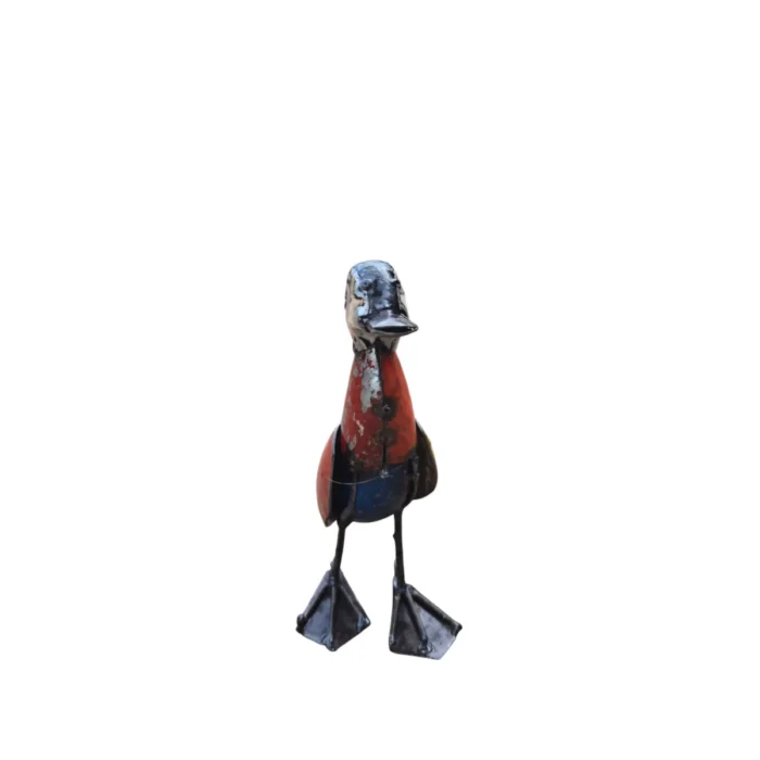 Petite sculpture Canard coloré - 2