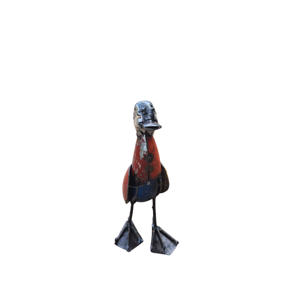 Petite sculpture Canard coloré - 2