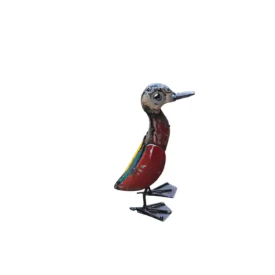 Petite sculpture Canard coloré - 2