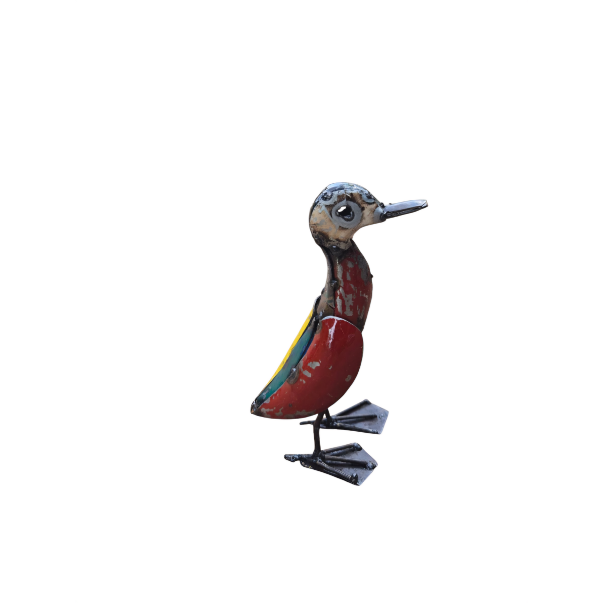 Petite sculpture Canard coloré - 3