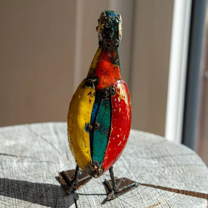 Petite sculpture Canard coloré - 4