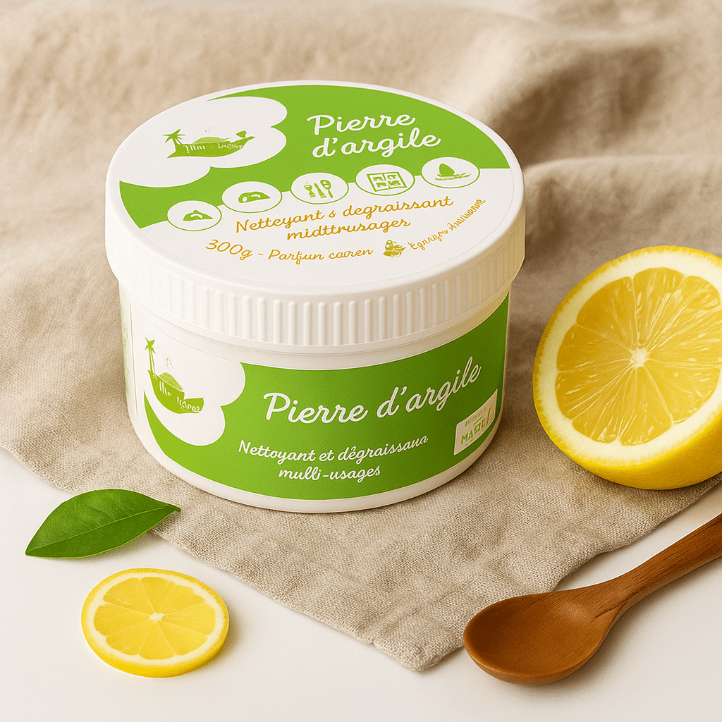 Pierre d’argile blanche au citron