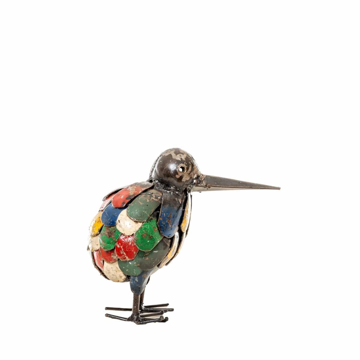 Sculpture kiwi - animal en métal recyclé - 2
