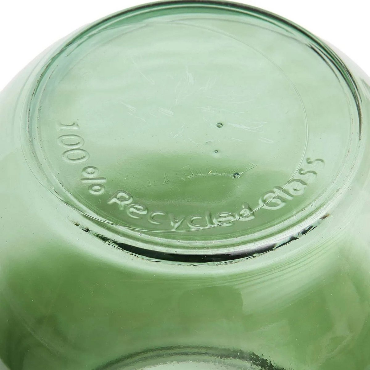 mention 100% verre recyclé