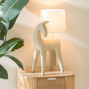 Equa - sculpture & lampe cheval - photo en situation