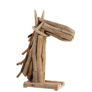 Mozi - sculpture de tête de cheval - 1